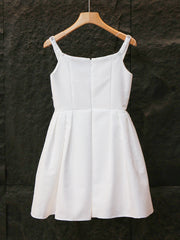 Fashion Suspenders Hollow Dress Women