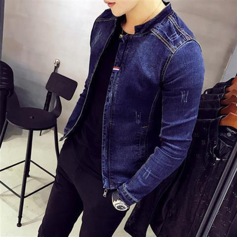 Fashion Blue Trendy Casual Clothes Denim Clothes